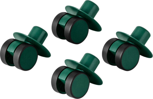 MODU 4 x Swirlyhjul forest green MODU 4 x Swirlyhjul forest green