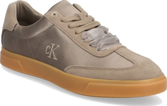 Calvin Klein Low Pro Cupsole Wt Satin Mix   Beige   39