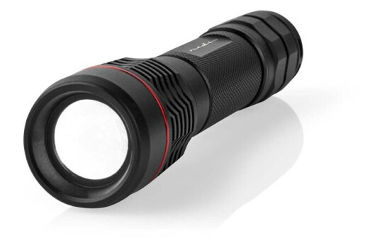 Nedis LED lommelykt | Batteri drevet | 3.7 V DC | 10 W | N/A | batterier følger med | Oppladningsbar | Nominell lysfluks: 1000 lm | Lysrekkevidde: 200 m | Strålevinkel: 10 ° Nedis LED lommelykt | Batteri drevet | 3.7 V DC | 10 W | N/A | batterier følger med | Oppladningsbar | Nominell lysfluks: 1000 lm | Lysrekkevidde: 200 m | Strålevinkel: 10 °