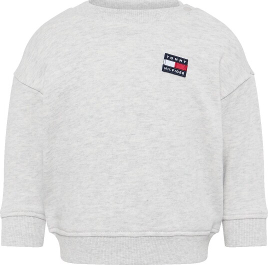 Tommy Hilfiger Flag Heritage Cn Sweatshirt HEATHER GREY 74 Tommy Hilfiger Flag Heritage Cn Sweatshirt HEATHER GREY 74