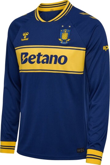 Hummel Brøndby If 26/27 Away Jersey L/S BLUE DEPTHS XL