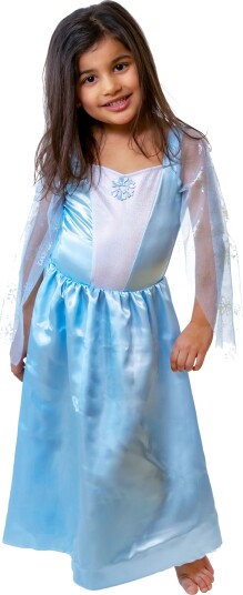 Folat Isdronning Kjole Barn Kostyme Medium 24588