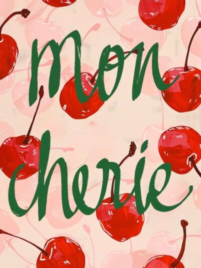Plakat Mon Cherie Plakat Mon Cherie