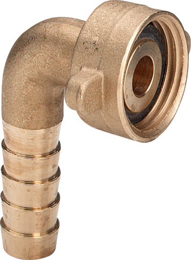 10 stk 1/2 x 3/4" slangekobling i rødgods