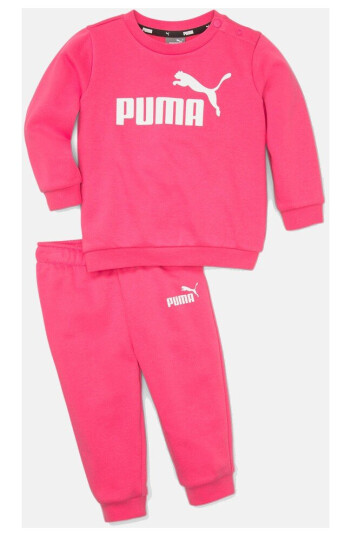 Puma Minicats Ess Crew Jogger Fl Glowing Pink 62 Joggesett Puma Minicats Ess Crew Jogger Fl Glowing Pink 62 Joggesett
