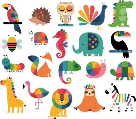 Vilac - Magnets in Box 20 pcs - Animals by Andy Westface - (7421) Vilac - Magnets in Box 20 pcs - Animals by Andy Westface - (7421)