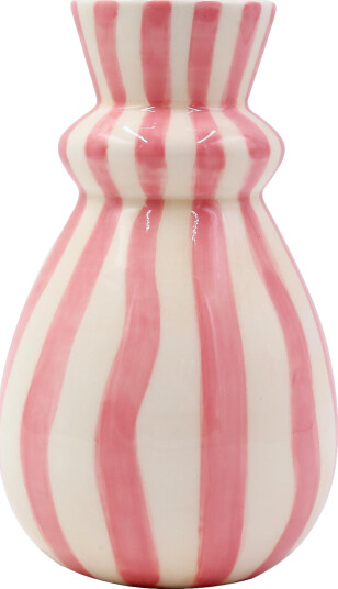 Que Rico Vase - Carolina - Rayas Bailarinas - Pink - 15 CM