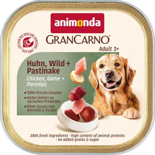 Animonda Grancarno våtfôr Adult Country Vilt & Pastinakk Kylling 44 x 150 g