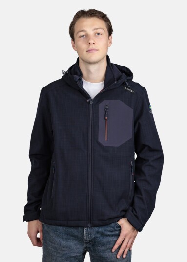 Cobolt Solna Softshell Jacket Navycheck Xxxl Softshelljakker