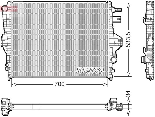 Radiator DENSO DRM32050