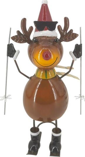 Seasons FIGUR ELG PÅ SKI 30CM Seasons FIGUR ELG PÅ SKI 30CM