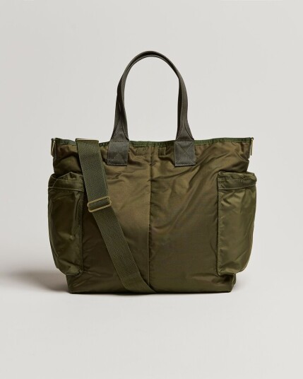 Porter Yoshida & Co. Force 2Way Tote Bag Olive Drab