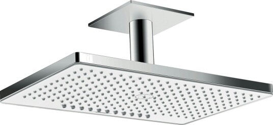 Hansgrohe Rainmaker Select 460 2jet 460x300 mm, m/2 stråletyper, Hvit/Krom