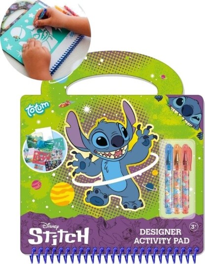 Disney Lilo & Stitch Activityspad Kreativt Designer Set For Barn