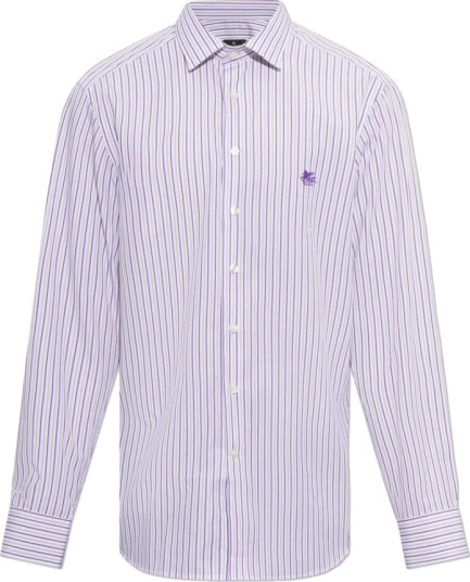 Etro Herre Skjorter Lilla 2XL,