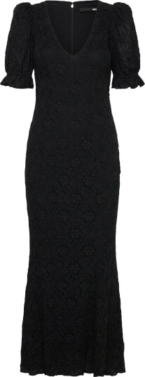ROTATE Lace Puff Sleeve Dress Black 34 ROTATE Lace Puff Sleeve Dress Black 34