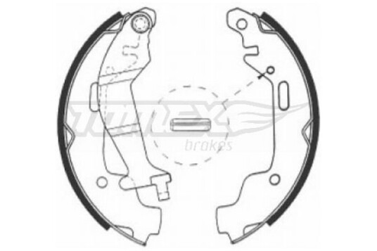 Bremsesko sett TOMEX Brakes TX 21 10 Bremsesko sett TOMEX Brakes TX 21 10