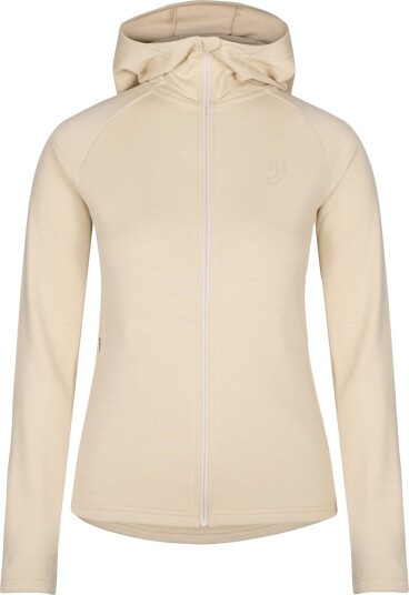 Johaug Aerial Woolmix Full Zip Hettegenser Dame Beige L