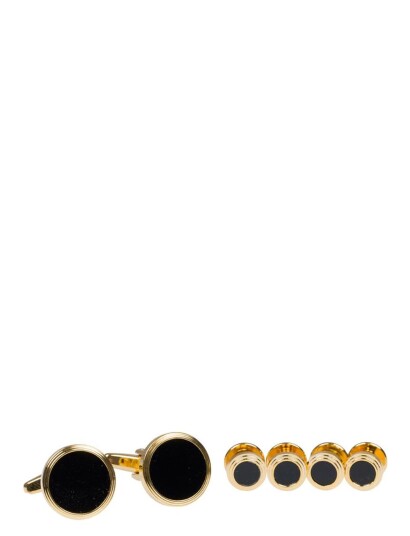 Portia 1924 Gold & Cuff Links & Studset - Gold - ONE SIZE