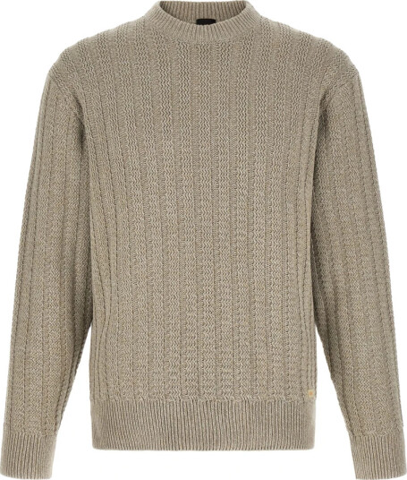 Boss Herre Strikkevarer Beige M,