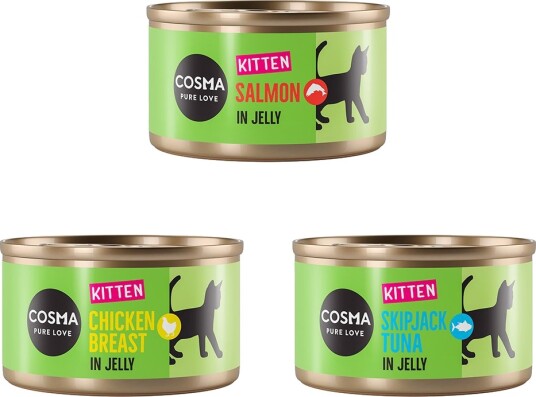 Cosma Våtfôr Original Kitten Mix 24 X 85 G