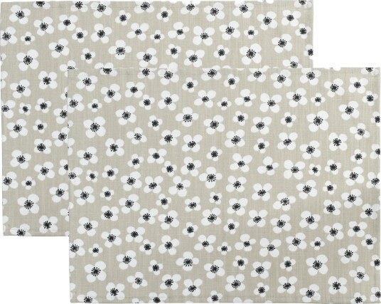 Almedahls Belle Amie bordbrikke 2 pakning Beige 34x45 cm Almedahls Belle Amie bordbrikke 2 pakning Beige 34x45 cm