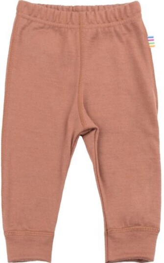 Joha Single wool leggings i ull til barn Red/brown