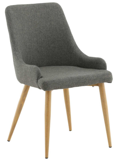 Venture Design Plaza spisestol Mørk Grå/natur Grå