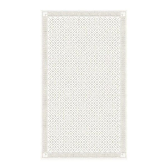 Ekelund   Åttebladrose bordduk 150x310 cm beige