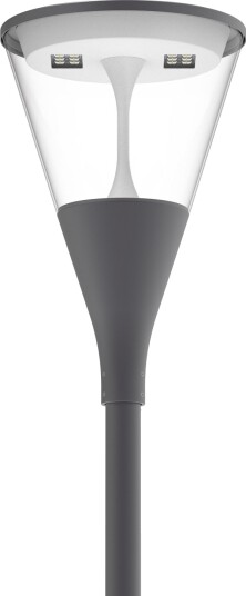 Noa Park 18W 2700Lm 4000K Dali Db 703(Antracit) C5 Symmetrisk Kl.Ii Ip65 Ik09, Inkl. Ø60mm Flange, 6 Meter Kabel