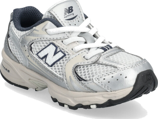 New Balance New Balance 530 Kids Bungee Lace Silver 22.5