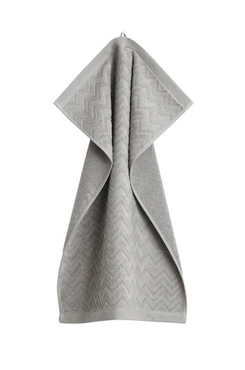 Gant Home Håndkle Jacquard Herringbone 30x50 cm Grå Gant Home Håndkle Jacquard Herringbone 30x50 cm Grå