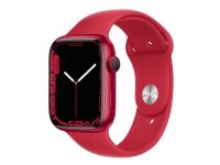 Apple Watch Series 7 (GPS) - (PRODUCT) RED - 45 mm - rød aluminium - smartklokke med sportsbånd - fluorelastomer - rød - båndbredde: Regular - 32 GB - Wi-Fi, Bluetooth - 38.8 g Apple Watch Series 7 (GPS) - (PRODUCT) RED - 45 mm - rød aluminium - smartklokke med sportsbånd - fluorelastomer - rød - båndbredde: Regular - 32 GB - Wi-Fi, Bluetooth - 38.8 g