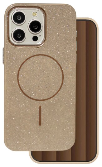 TFO Glitter Thin MagSafe deksel for iPhone 16 Pro Brun