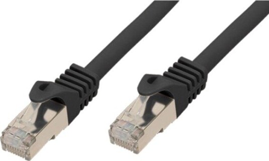 S/Conn Standard Patchkabel – Cat. 6A Med Tilhørende Cat.7 Kabel – S/Ftp Dobbelt Skjermet – Halogenfri – Svart – 7,5 M 16675517S