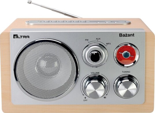 Eltra Bazant FM-radio Lys bøk