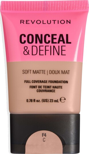Revolution Beauty London Conceal and Define Soft Matte Tube Foundation