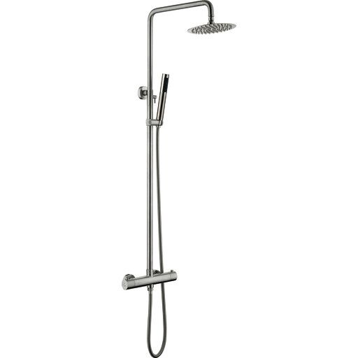 Zen Sanitary dusjsett, børstet rustfritt stål brushed stainless steel Ø250 mm