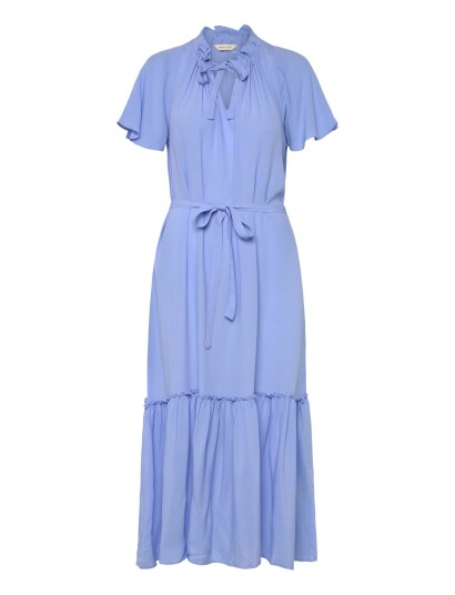 GANT Cap Sleeve Midi Dress Blue 44 GANT Cap Sleeve Midi Dress Blue 44