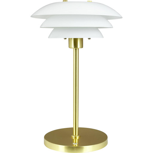 Dyberg Larsen DL20 Bordlampe Opal/ Messing Dyberg Larsen DL20 Bordlampe Opal/ Messing