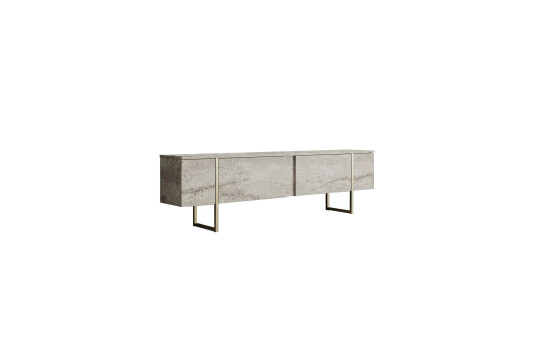 Luxe TV-benk 180 cm - Beige/Gull Luxe TV-benk 180 cm - Beige/Gull