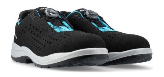 Damesko Elten Impulse Lady Boa Aqua Low Esd S1p, Sort 42