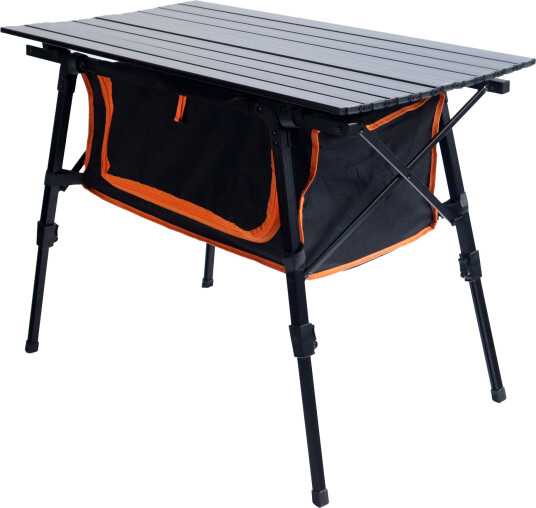 BÅL Campingbord   Justerbart   Aluminium   90x60x43/64 cm