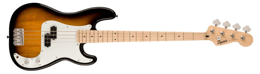 Squier Sonic Precision Bass, Maple 2-Color Sunburst Squier Sonic Precision Bass, Maple 2-Color Sunburst