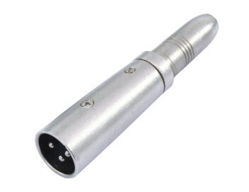 Omnitronic 30226500 3 Pin Xlr 6,3 Mm Sølv