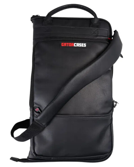 Gator Gp-Stickbag-Dlx Deluxe Faux Leather Drum Stick Bag