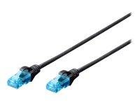 Digitus Professional RJ-45 koblingskabel 50 cm Cat5e SF/UTP svart