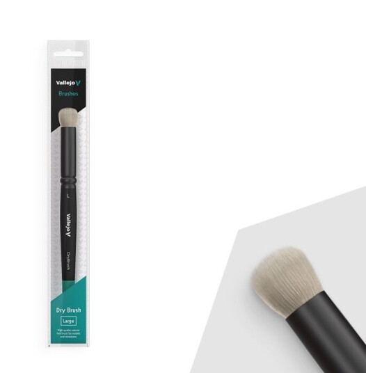Vallejo Pensel - Dry Brush Natural Large Vallejo Pensel - Dry Brush Natural Large