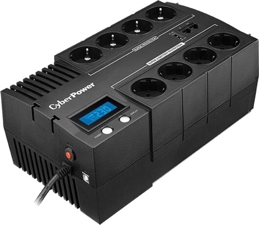 CyberPower BR700ELCD 700VA / 420W 8x Schuko Outputs CyberPower BR700ELCD 700VA / 420W 8x Schuko Outputs