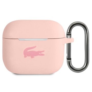 Lacoste Airpods 3 Liquid Silikondeksel Rosa Lacoste Airpods 3 Liquid Silikondeksel Rosa